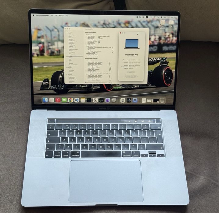 Macbook Pro 16 2019 16GB RAM 512GB SSD + оригинално зарядно