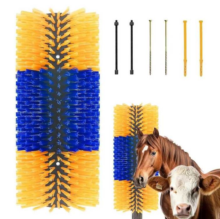 Щетка чесалка для животных (для домашнего скота)