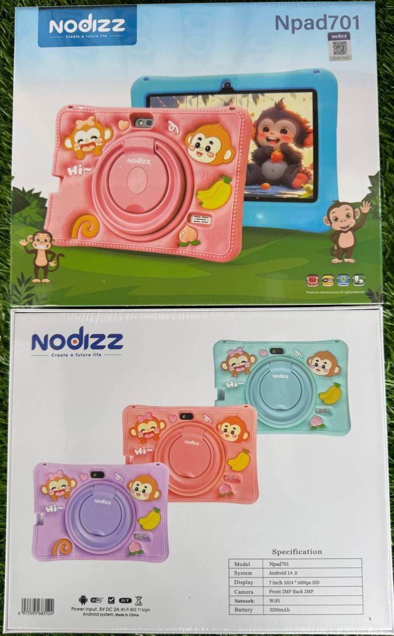 Yangi Bolalar plansheti Nodizz Npad 701,4/128 GB,Детский умные планшет