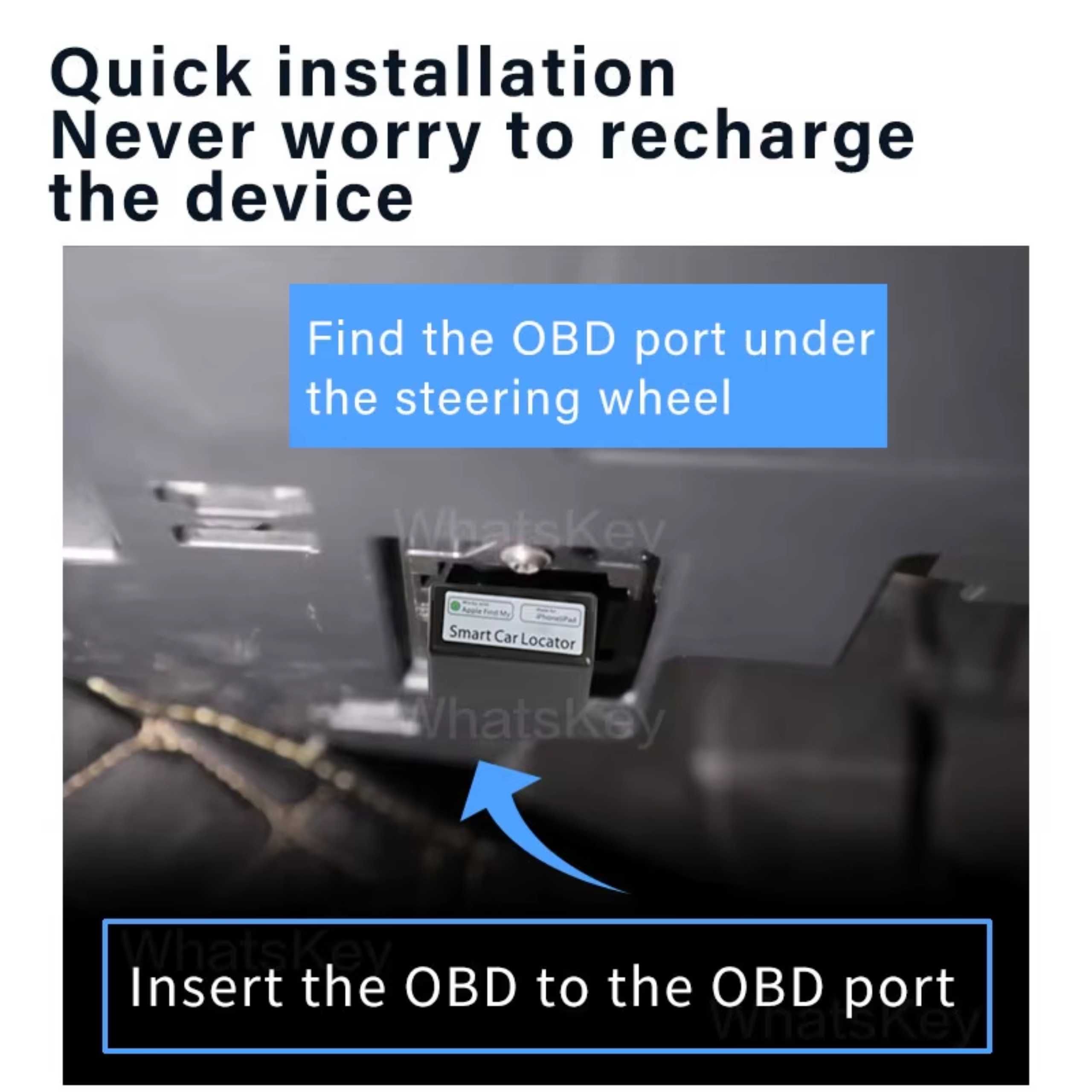 Dispozitiv Urmarire Auto, GPS OBD Spy,Apple Find My,Localizare Globala
