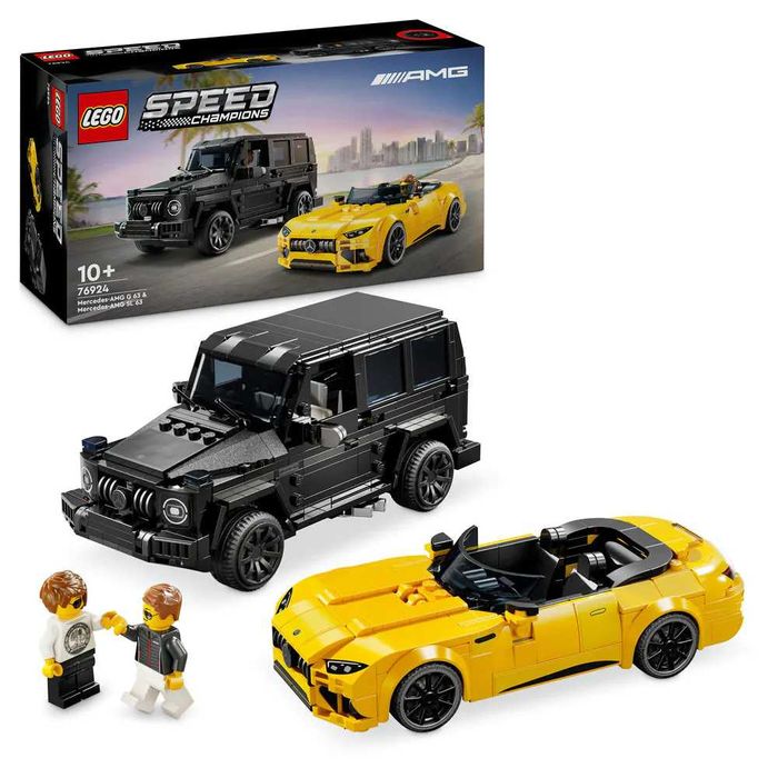 Ново Lego Speed Champions 76924 - Mercedes-AMG G63 и Mercedes-AMG SL63