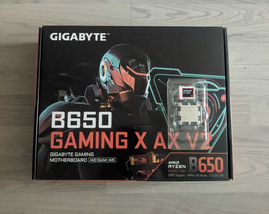 kit Ryzen 7 9800X3D + B650 Gaming X AX