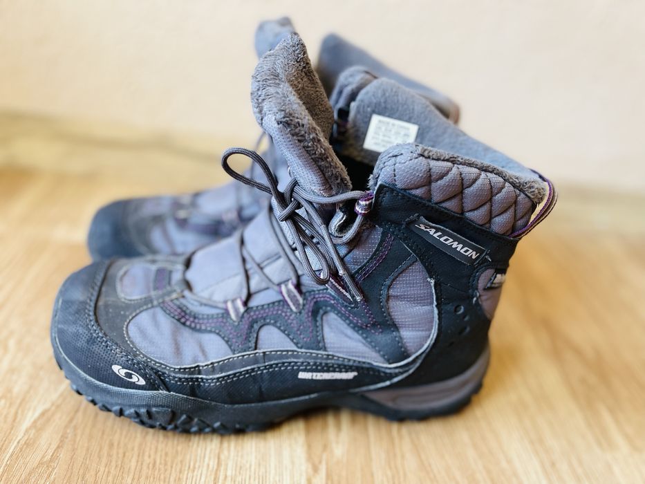 Зимни дамски ботуши 38,5, Salomon, водоустойчиви, планински