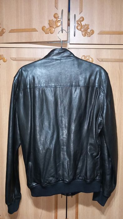 Geacă de piele naturală Chevignon, mărimea M