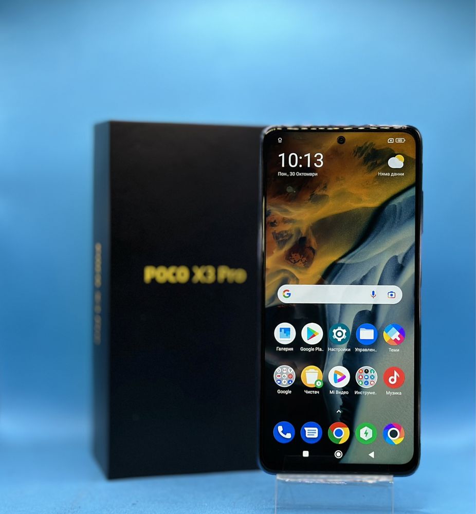 POCO X3 PRO, Dual SIM, 128GB, 6GB RAM, 4G, Frost Blue