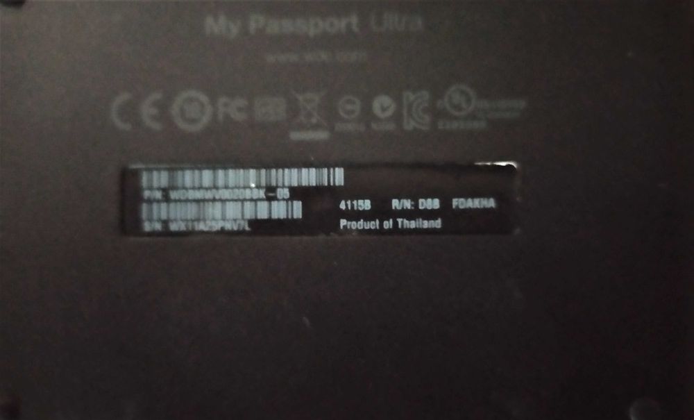 Продавам външен HDD WD My passport Ultra 2TB