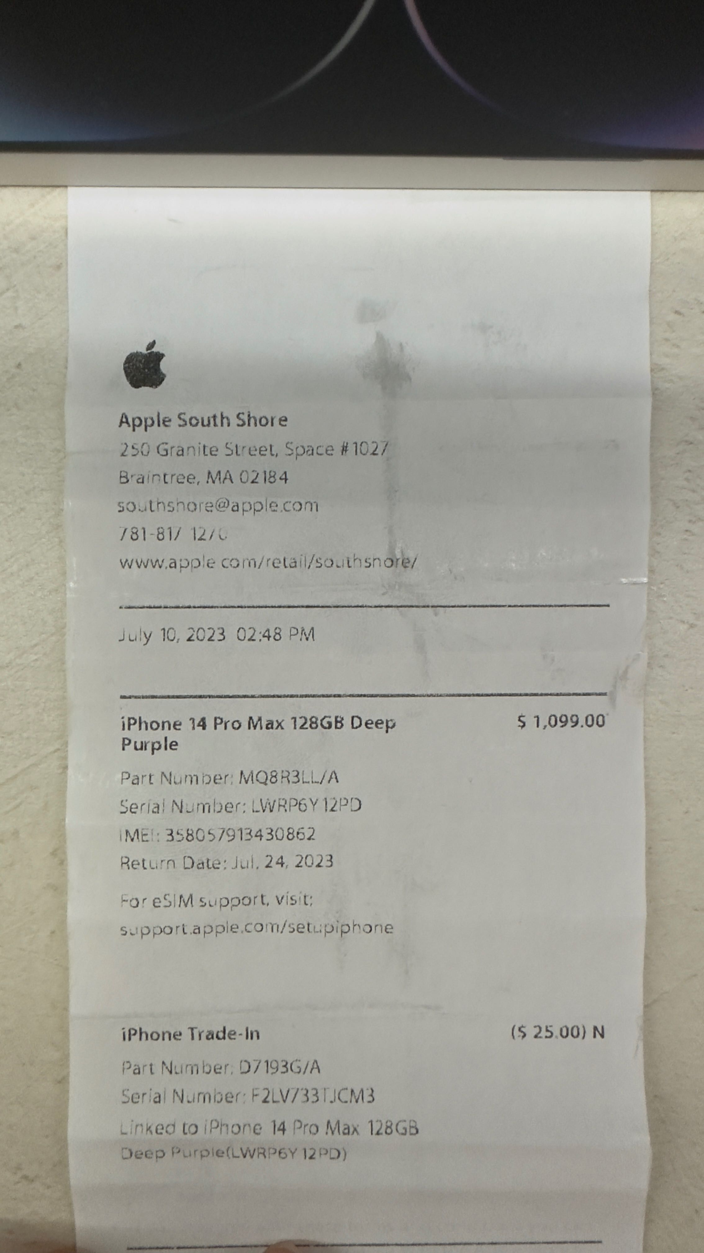 iPhone 14 Pro Max, 128GB в запазено визуално и техническо състояние.