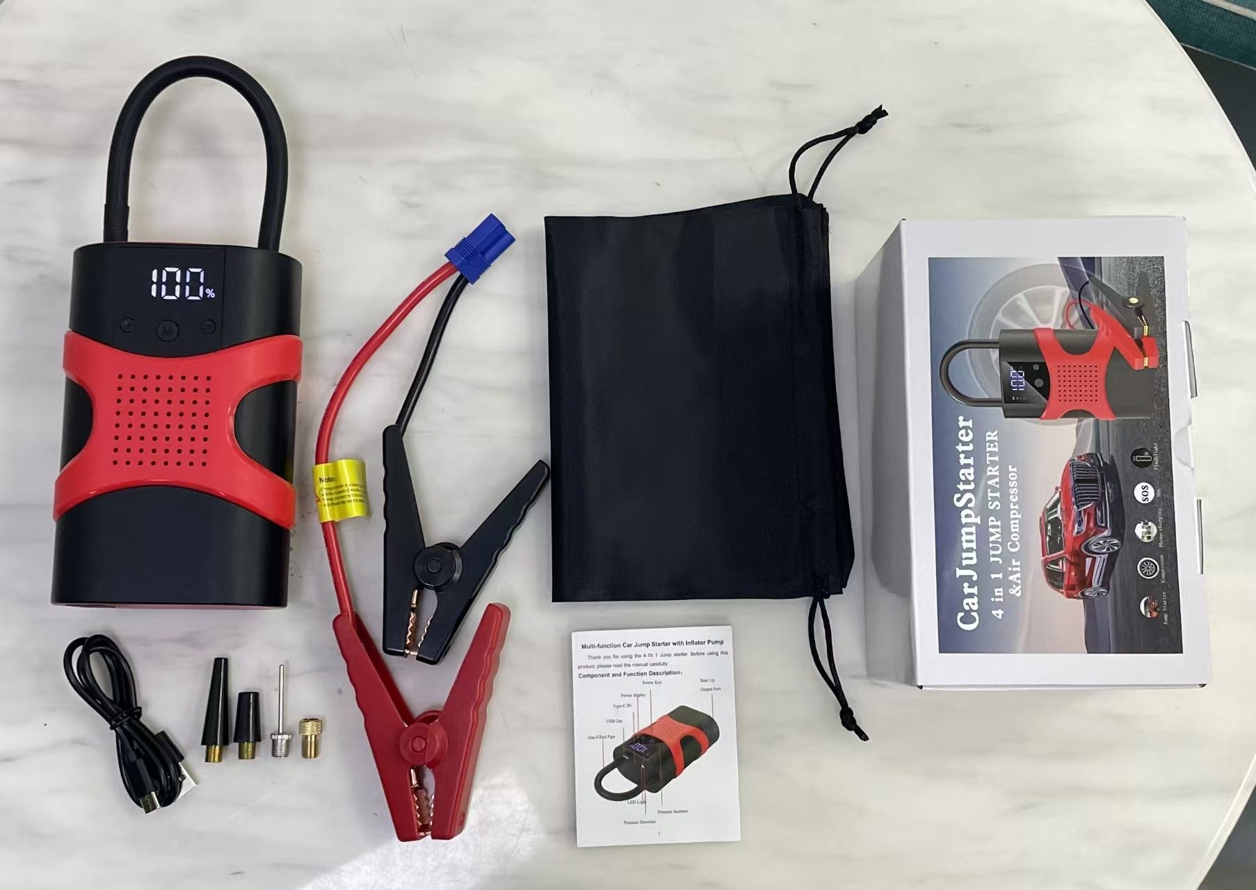 Jump starter насос. Компрессор и Пусковой устройства