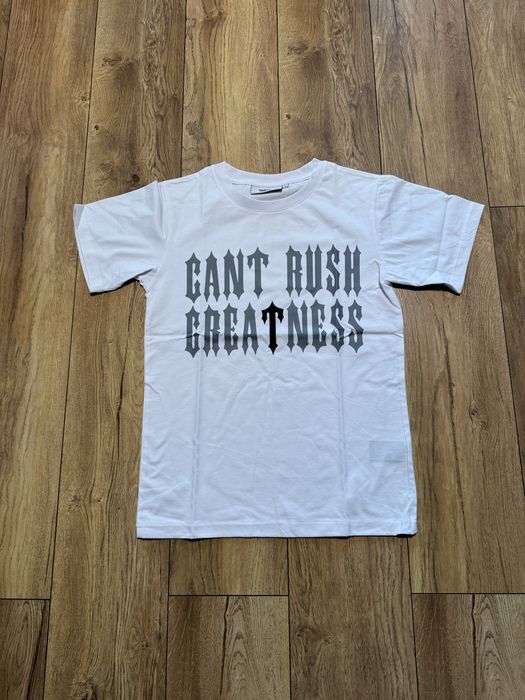 Ново! Trapstar x Central Cee "Can't Rush Greatness" White T-shirt