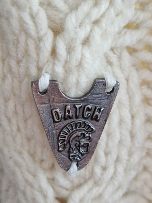 Flanel DATCH crem cu guler blană ecologică – stil retro masculin