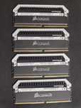 DDR4 3200MHz Corsair Dominator Platinum 64 GB 4x16 GB (2 seturi noi)