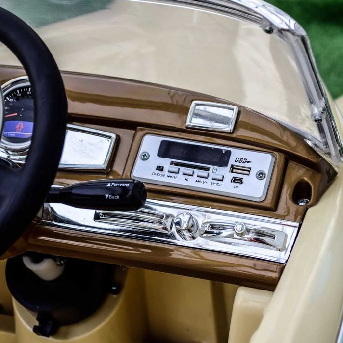 Лицензирана Акумулаторна Ретро Кола Mercedes 300S, 90W,12V7Ah,EVA гуми