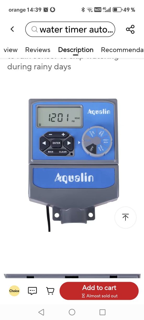 Programator irigatii Aqualin
