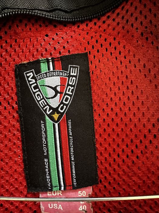 Vand geaca piele moto mugen