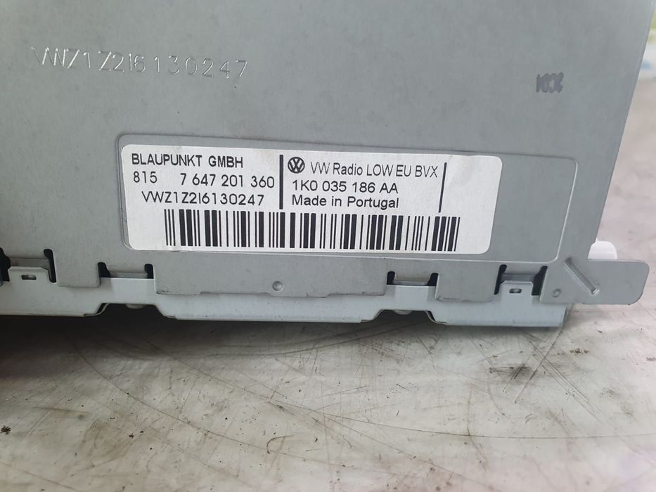 Radio cd 1k0035186aa Volkswagen VW Golf 5 [2003 - 2009] 1.9 BLS