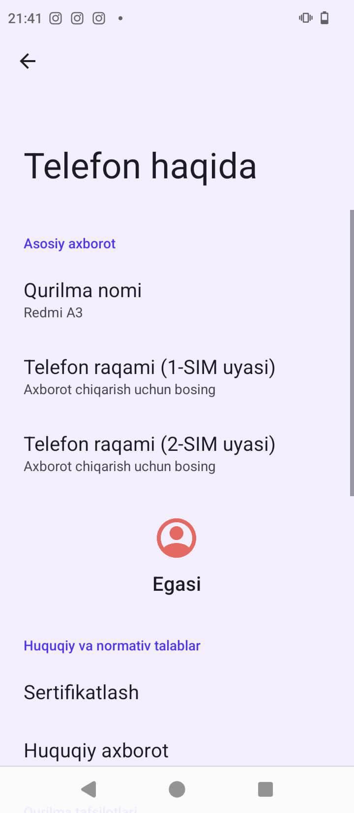 Redmi A3 kadolatli