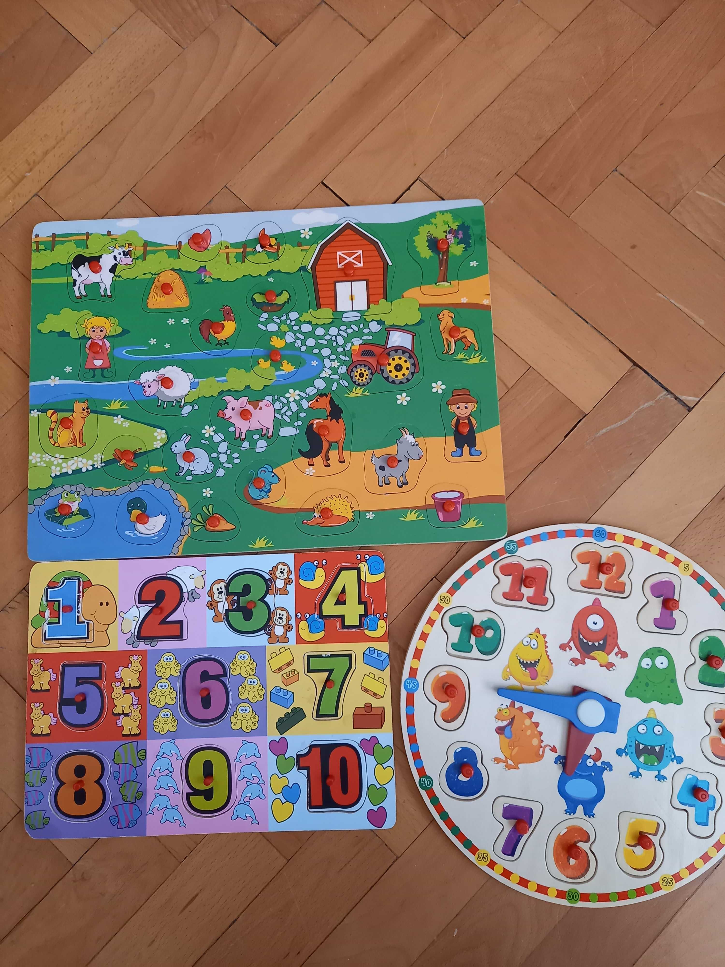 Дървени пъзели 3бр