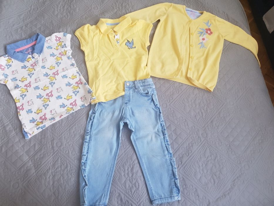 Zara дънки lupilu жилетка и блузки и George Disney  пижами