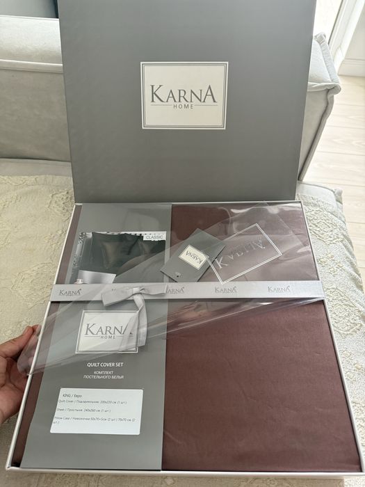 Постельное белье двухспальное Karna Home