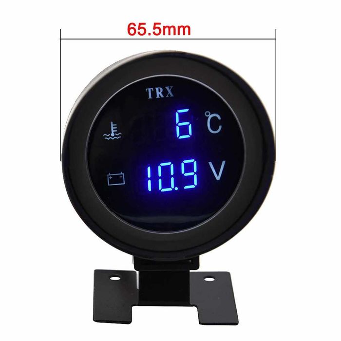 Ceas INDICATOR temperatura APA motor cu sonda VOLTMETRU auto tractor