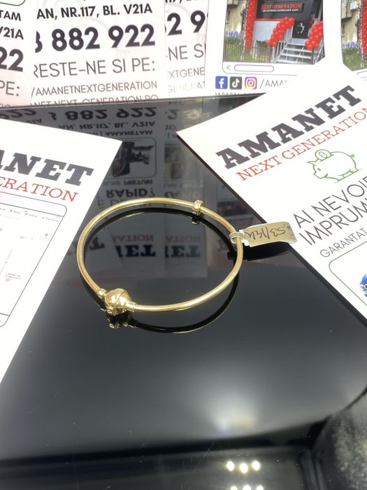 Amanet Next Generation/ Bratara din aur 14k