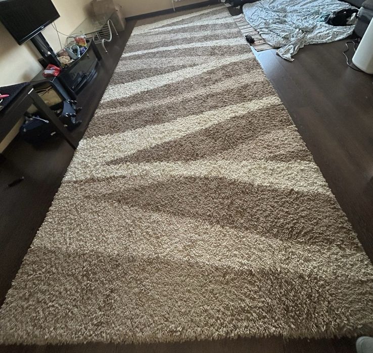 Ковер толстый ворс, б/у в хорошем состоНии