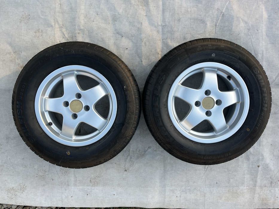 Roata rulota 175R14C 5 prez, 2 jante 13" 4 prez, 2 roti 195R14C 4 prez