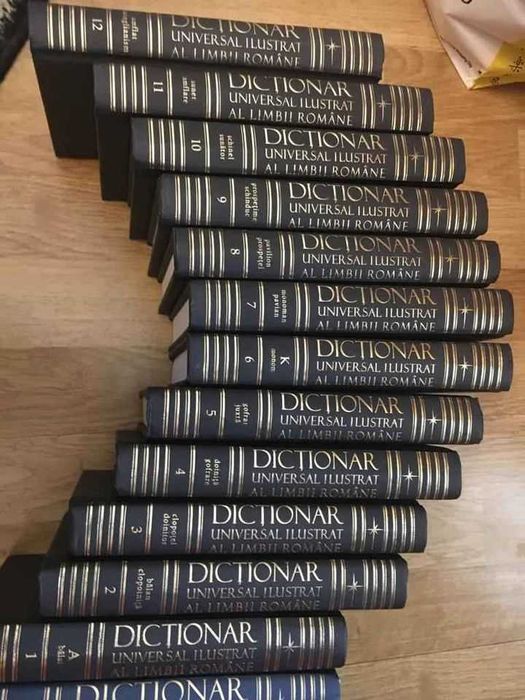 Dictionar Universal ILUSTRAT Al Limbii ROMANE VOL.1-12 A-Z"