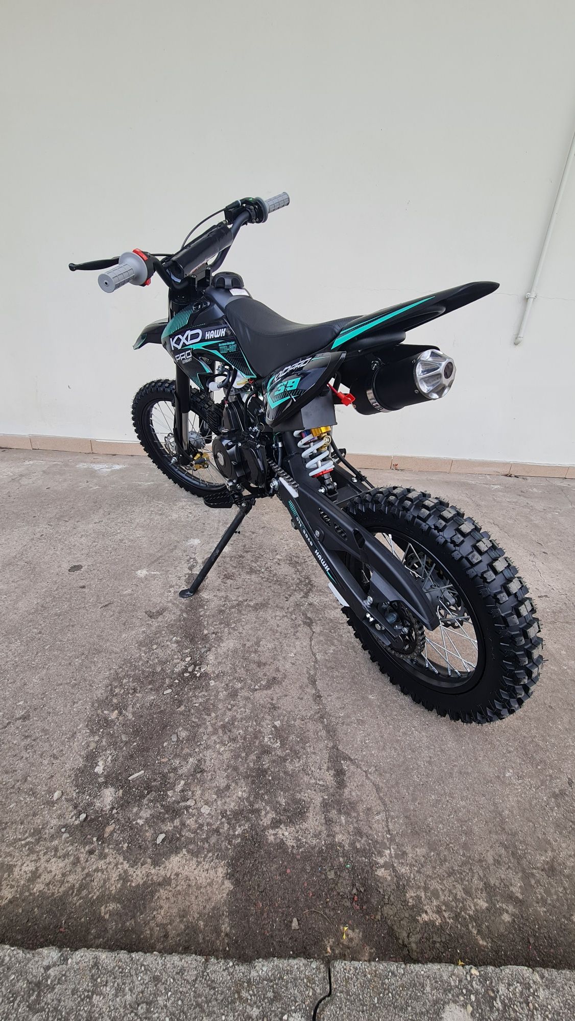 Cross Motocross Enduro KXD PRO Germany Hawk 125cc E-start