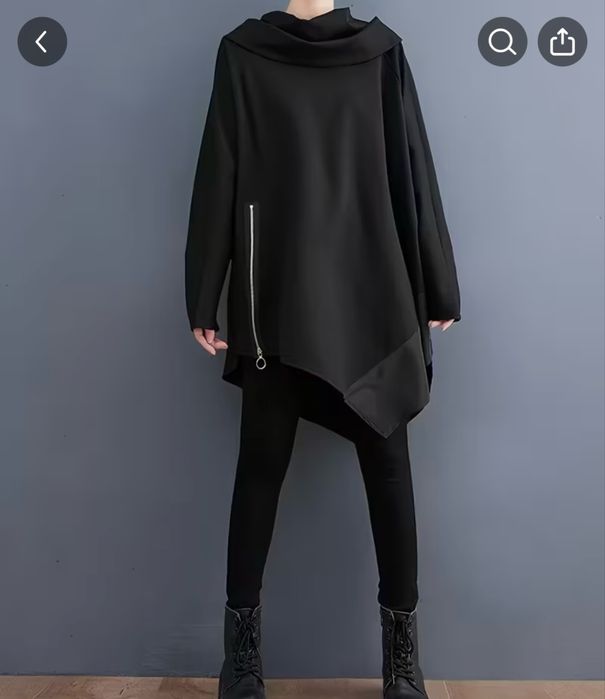 Bluza asimetrica oversize