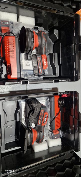 Flex masina de șlefuit pe acumulator