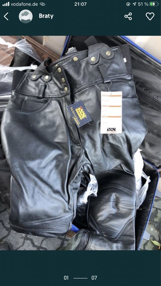 Pantaloni moto ixs noi