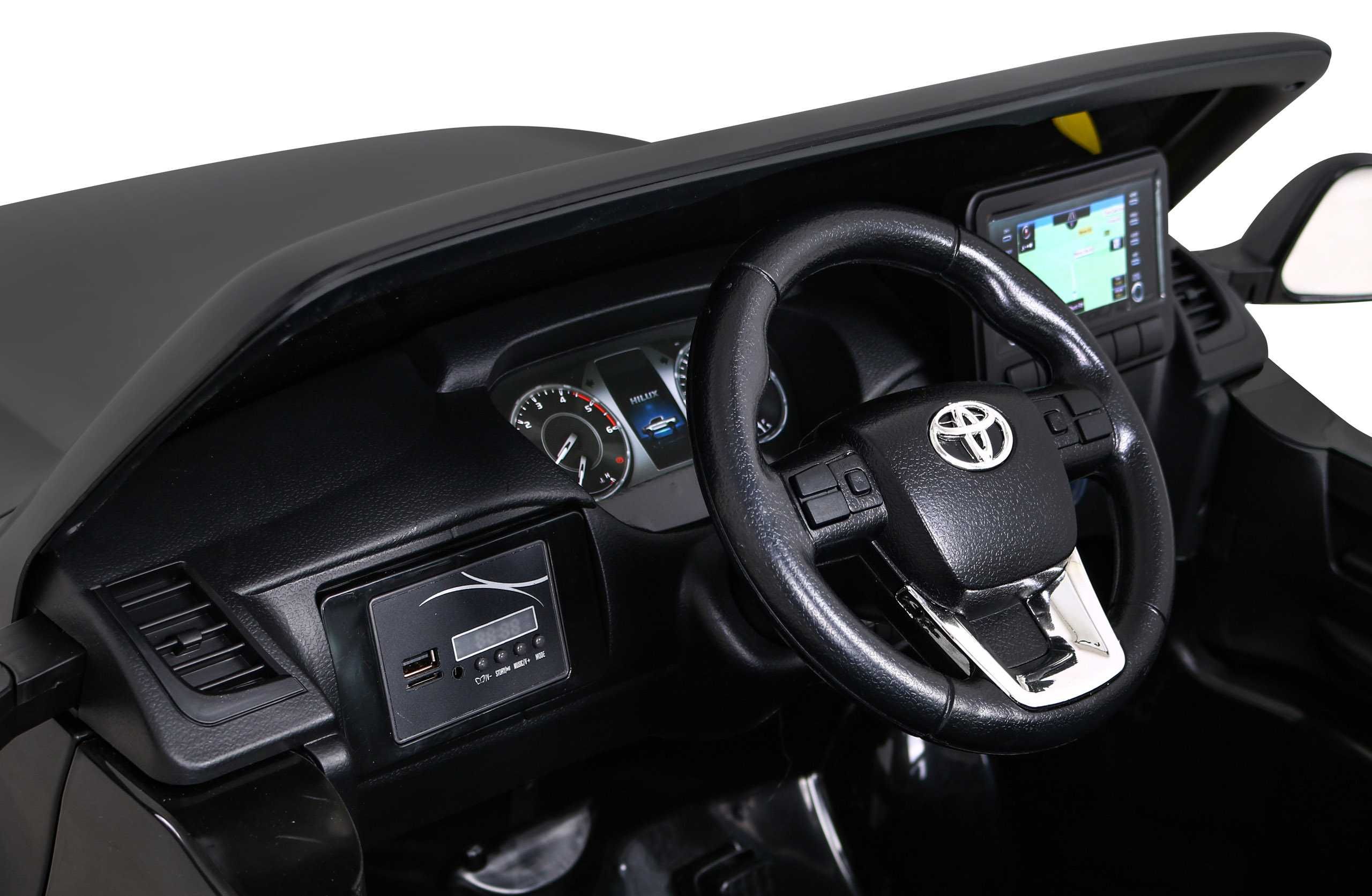 Лицензирана Акумулаторен Джип Toyota Hilux, 180W, 12V/14Ah, ЕVA гуми