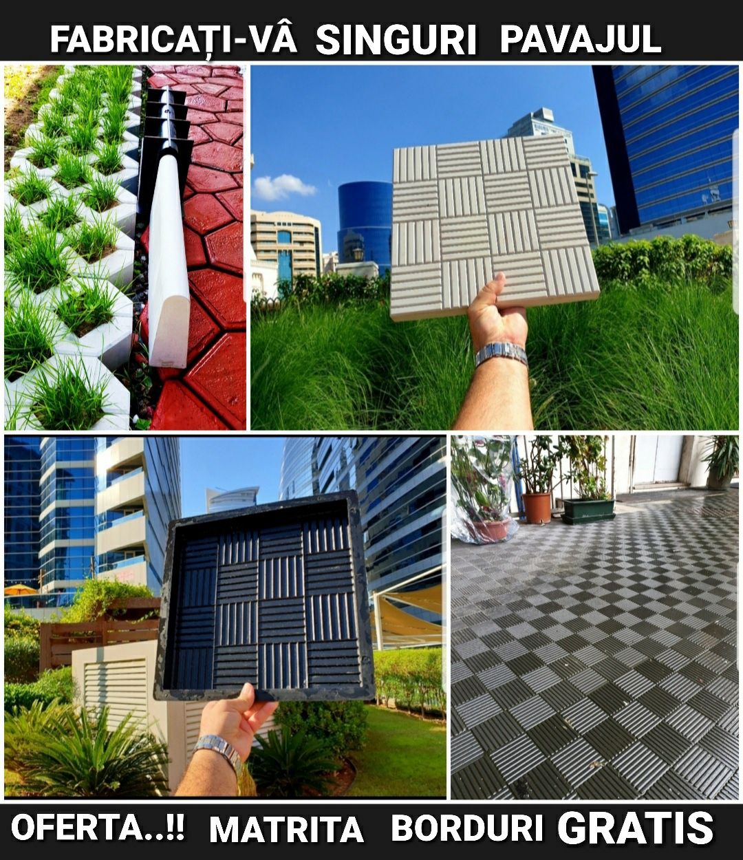 OFERTA SEZONULUI vand matrite pavaj firma constructi pavele scule dale
