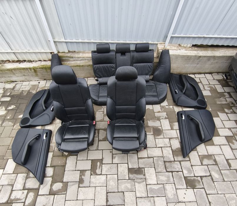 Scaune interior recaro piele neagra BMW E46 Touring
