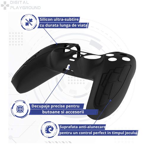 Husa controller Playstation PS5 (4 nuante) / 4 Thumbs Grips