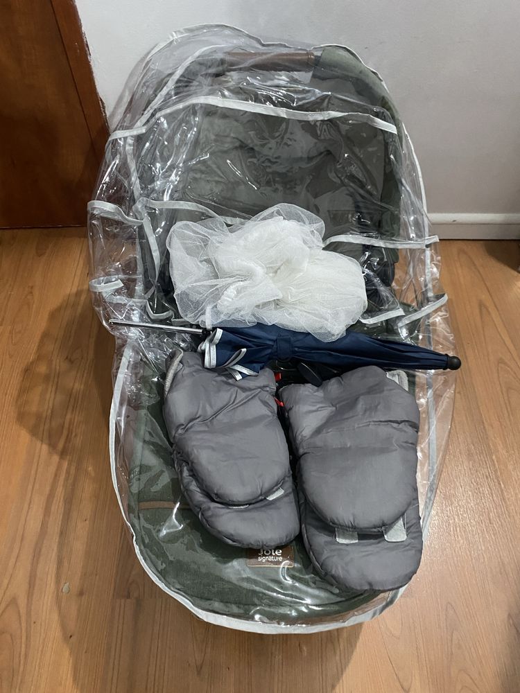 Carucior Finiti Signature 3 in 1, Pine, Joie- landou si partea sport