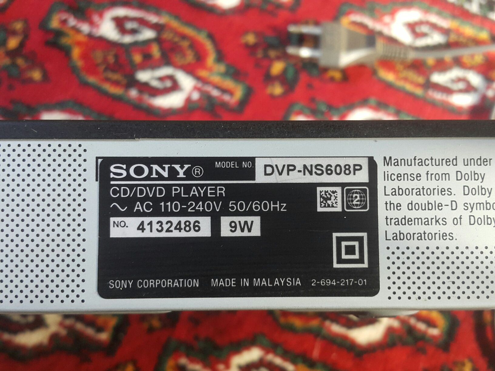 Dvd sony проигрыватель