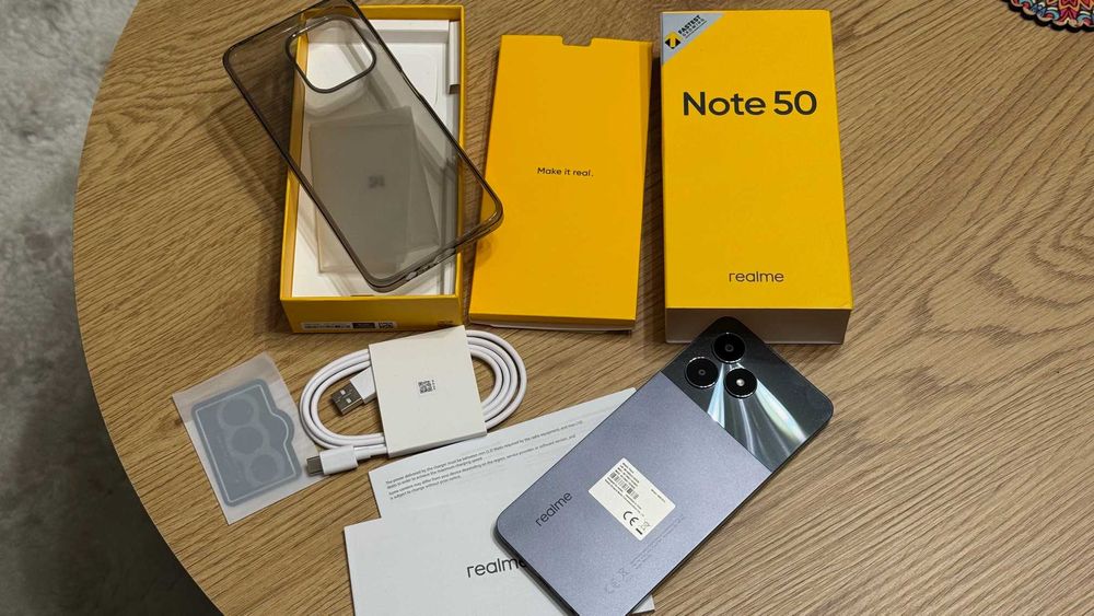 Realme Note 50 с 4 GB RAM / 128 GB ROM и Android 15, 12 мес. гаранция