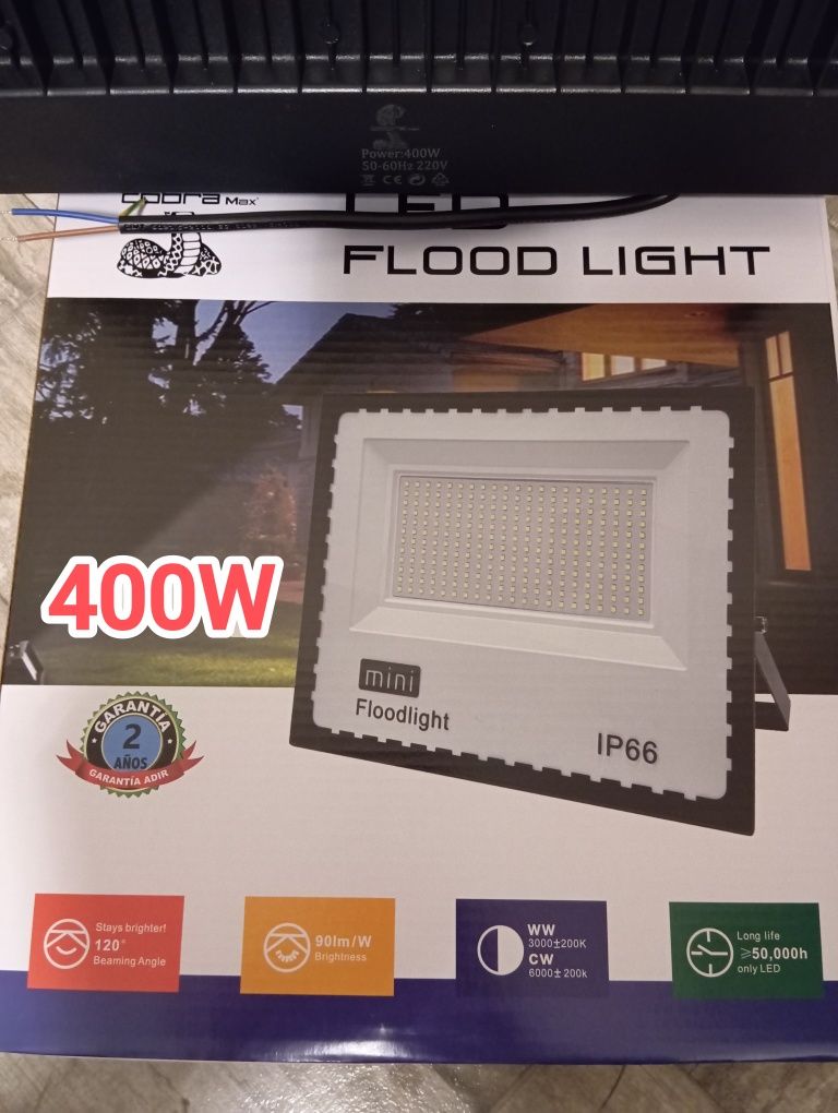 НОВ МОДЕЛ  ел. прожектор COBRA 400W