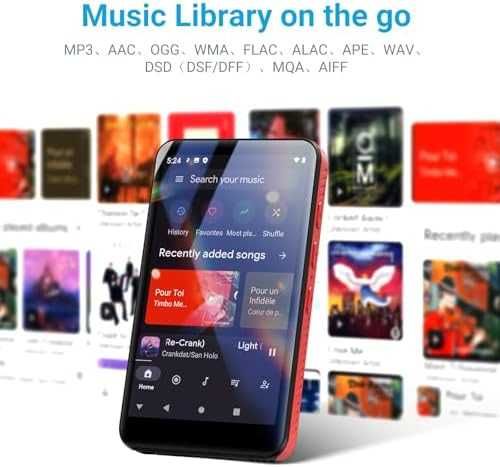 Нов MP3 MP4 Музикален плейър с тъчскрийн Spotify Bluetooth и WiFi 96GB