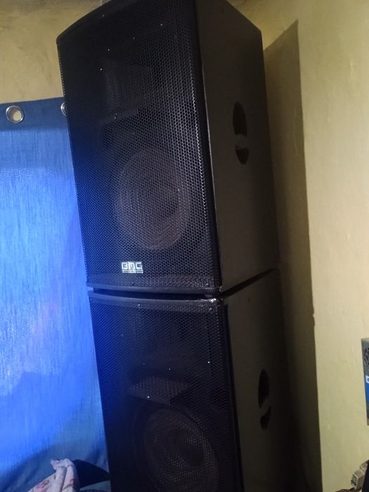 Vând o păreche de Boxe BMG prefesionale 800 de wați una la 8 omy pasiv