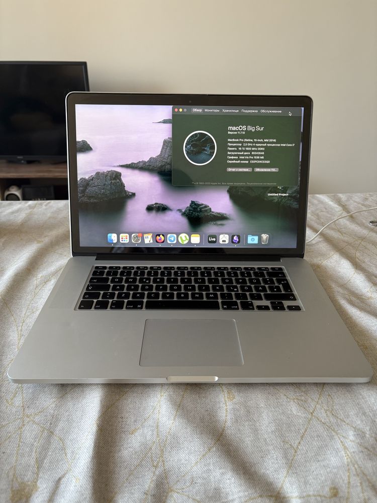 MacBook Pro 15 inch , mid 2014,  512 gb