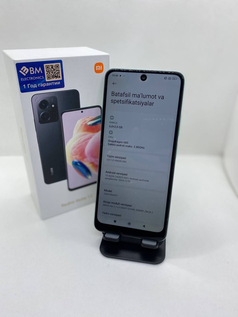 Redmi not 12 sotiladi