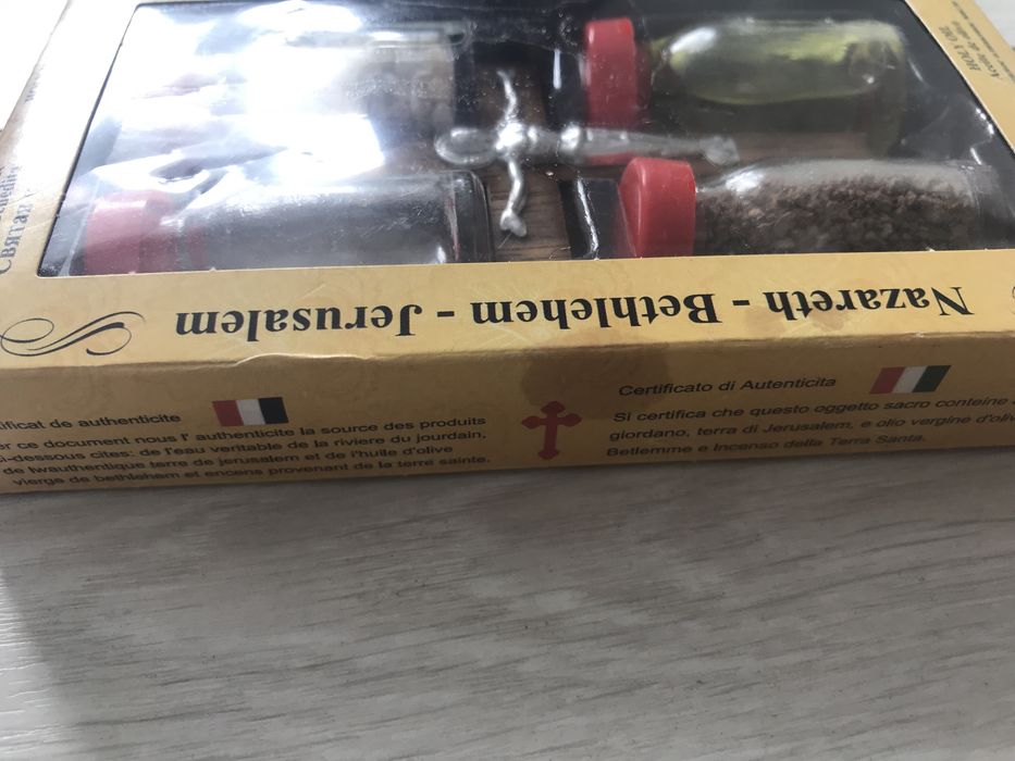 Set 4 elemente sfinte de la Biserica Sfantul Mormant din Ierusalim