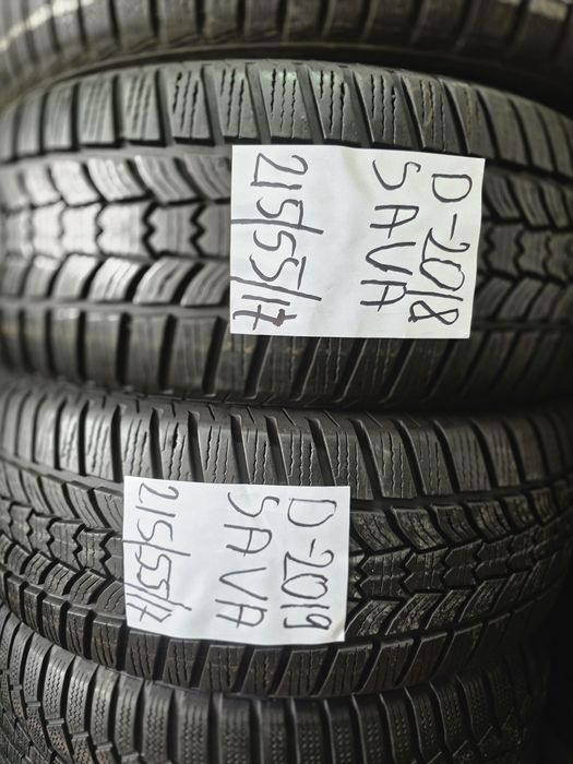 2x 215/55/17 M+S SAVA 2019 Stare excelenta