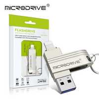 Флешка MICRODRIVE для IPHONE, lightening-USB 3.0