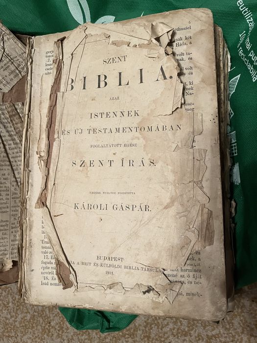 Szent Biblia 1911 Biblie veche maghiara Ó es uj testamentomaban