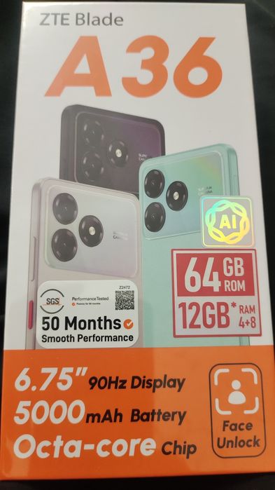 Продажа ZTE A36 смартфон