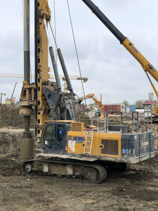 Услуга буровой машины. Бурение свай для различных объектов и мостов